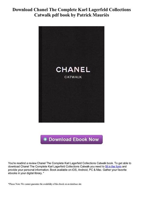 chanel the complete karl lagerfeld collections book pdf|Karl Lagerfeld Chanel 1983 collection.